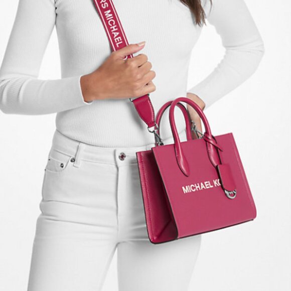 Michael Kors Mirella Small Pebbled Leather Crossbody Bag With Mystery Box Bonus - Picture 3 of 4